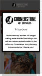 Mobile Screenshot of cornerstonevetservices.com